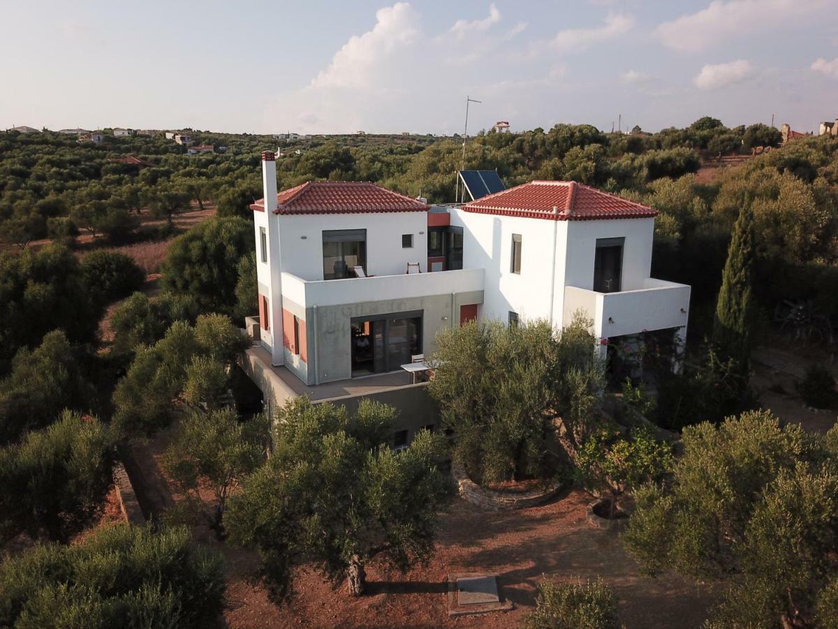 Liofyto - Stylish Villa With Views To Foinikounda Bay Kamária エクステリア 写真